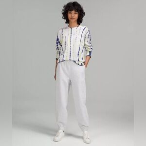 Lululemon Relaxed High-Rise Jogger Heathered Core Ultra Light Grey 10 W5ED1S